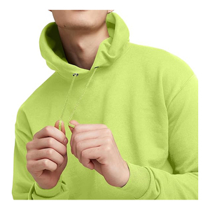 Sweats à capuche pour hommes de qualité supérieure 100% coton biologique très tendance 450 GSM avec impression numérique pour l'hiver - Product Image 4