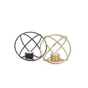 Bougeoir en métal élégant pour la décoration intérieure et les fêtes de Noël - Product Image 3
