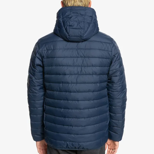 Bomber acolchada de peso pesado para hombre, abrigo cálido a prueba de viento con cremallera completa, chaqueta informal de trabajo con bolsillos personalizados - Product Image 2