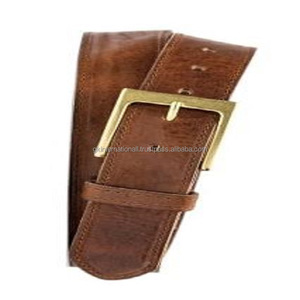 เข็มขัดหนังลำลองสำหรับผู้ชายเข็มขัดหนังแท้สีน้ำตาลแบบคลาสสิกหัวเข็มขัดทองเหลืองหมุดเดียวออกแบบได้ตามต้องการทุกขนาด - Product Image 5