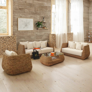 Modern Indoor <b>Lounge</b> <b>Sofa</b> Set SERENE with Soft Cushioned Seating - Product Image 1