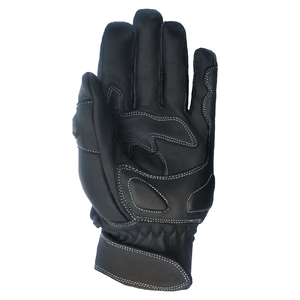 Motorbike Leather Gloves Perforated Knuckle Protect Bike Riding Summer New Motorcycle Auto Racing Wear Black Unisex Gloves - Product Image 6