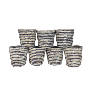 Hot Sale Indoor Outdoor Woven Baskets Straw Flower <b>Pot</b> with Natural <b>Plastic</b> Liner Biodegradable Jute Seagrass Round Planter - Product Image 5