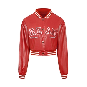 Chaqueta Varsity personalizada con mangas de cuero para hombre, chaquetas de invierno y otoño para hombre, parche bordado con logotipo listo para enviar o personalizado - Product Image 6