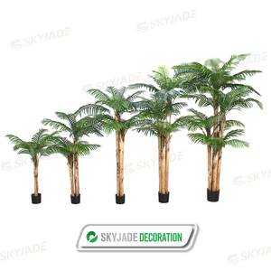 แผ่นกล้วยเทียมรูปหางจิ้งจอกต้น6Ft สำหรับบ้านต้นมะพร้าวแผ่นไบโอชาร์ขนาดใหญ่จากต้นปาล์ม - Product Image 6