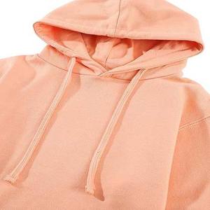 Vente en gros de sweat-shirts à capuche pour femmes, pour un usage quotidien, vêtements de mode, coupe ample et décontractée, sweat-shirt à capuche court - Product Image 3