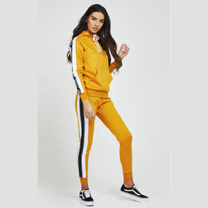 Haut pull/fermeture éclair personnalisé avec survêtement coupe-vent bande latérale lettre nouveau survêtement unisexe survêtement en polyester - Product Image 4