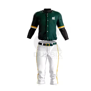 Uniforme de Béisbol Transpirable para Hombre, Diseño de Logotipo Personalizado, 100% Poliéster, Precio Bajo al por Mayor - Product Image 4