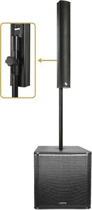 SMT ซับวูฟเฟอร์15นิ้ว18นิ้วของแท้ + 4 3อาร์เรย์คอลัมน์2ทางระบบลำโพง PA ขับเคลื่อนสเตอริโอลำโพงระบบเสียงไฮไฟ - Product Image 3