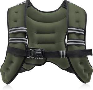 Weighted <b>Vest</b>, 6lb/8lb/12lb/16lb/20lb/25lb/30lb <b>Weight</b> <b>Vest</b> with Reflect Muscle Building, <b>Weight</b> Loss, Weightlifting - Product Image 3