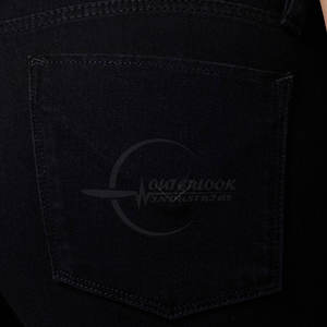 Pantalones cortos vaqueros de algodón de cintura alta para mujer, pantalones cortos transpirables de verano con logotipo personalizado, venta al por mayor 2025 - Product Image 5