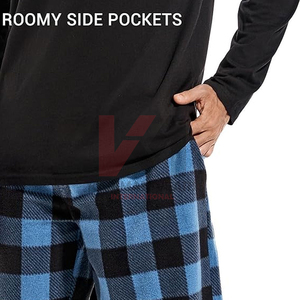 Matching Plaid Pajamas Set Couples Soft Pullover Winter <b>PJs</b> Men Women Cozy Warm <b>Fleece</b> Loungewear Sleepwear Outfit His - Product Image 4