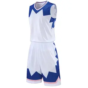 Custom Logo Basketball kits Polyester Jersey and Mesh short Basketball Clubs Uniform Team wear Sublimation