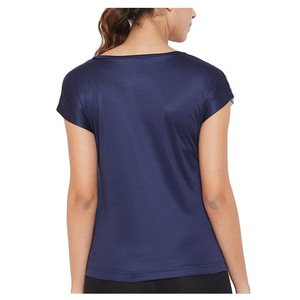 Camiseta de manga corta ajustada para mujer, alta calidad, secado rápido, nuevo diseño, sublimación impresa en tela de malla, venta al por mayor - Product Image 4