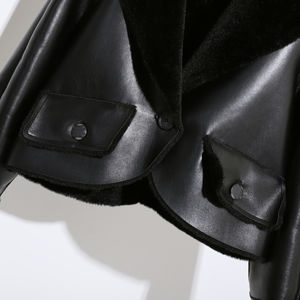 Nouveau design de vestes en peau de mouton chaudes pour l'hiver veste en polaire en peau de mouton tendance avec logo personnalisé pour hommes - Product Image 4