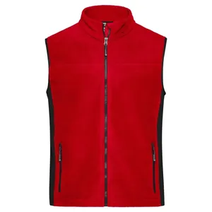 Men's Workwear Fleece <b>Vest</b> Strong Merchaniding <b>Weight</b> <b>Vest</b> - Product Image 5