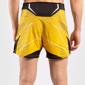 Logo personnalisé Short de boxe MMA Service OEM Vente à Chaud Short MMA Couleur Unie à Vendre 2024 - Product Image 2