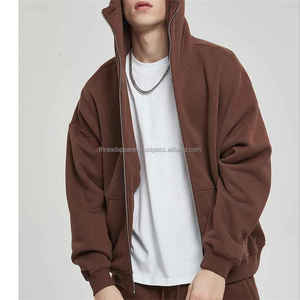 Unisex <b>Full</b> <b>Zip</b> <b>Hoodies</b> with Face Mask Hood 100% Cotton Fleece Winter Streetwear Customized Colors & Logo Wholesale - Product Image 6