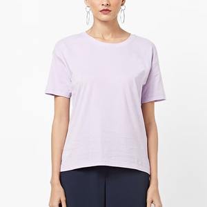 Nueva Camiseta de Mujer Personalizada 100% Algodón Poliéster de Alta Calidad, Camiseta Corta Holgada Informal para Mujer - Product Image 6