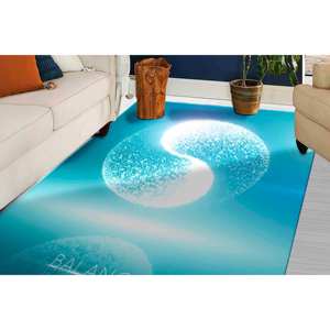 Crystal Consciousness Printed <b>Rug</b> - Modern, Motivation, and Balance Design,<b>Chenille</b> <b>Rug</b> - Product Image 2