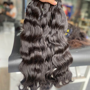 Extensiones de Cabello Camboyano Virgen Ondulado Natural, Trama Doble a Máquina, Pedido al por Mayor, Estilo Ondulado Natural - Product Image 2
