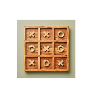 Gỗ Tic Tac Toe trò chơi hội đồng quản trị vui vẻ chiến lược Tic Tac Toe trò chơi hội đồng quản trị đơn giản với OX miếng với giá cả phải chăng sản xuất tại Ấn Độ - Product Image 3