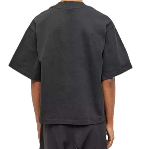 เสื้อยืดคอกลมทรงหลวมสไตล์วินเทจสำหรับผู้ชาย ขายส่ง ผ้าหนา 260gsm ทรงบ็อกซี่ ไหล่ตก ผลิตจากผ้าฝ้าย 100% เป็นมิตรต่อสิ่งแวดล้อม - Product Image 2
