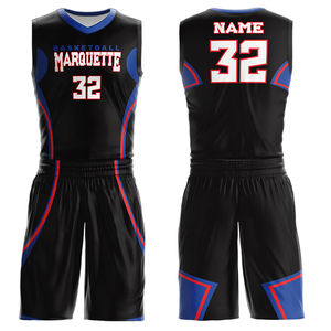 Conjuntos de Uniformes de Baloncesto Personalizados Baratos con Logotipo, sin Mangas, Sublimados, Transpirables, de Malla, Tallas Grandes - Product Image 4