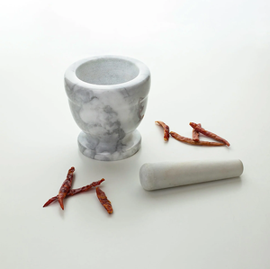Trituradora de pastillas de mortero y Maja de mármol, utensilios de cocina, molinillo de hierbas y especias, juego de mortero y Maja, diseño Popular - Product Image 5