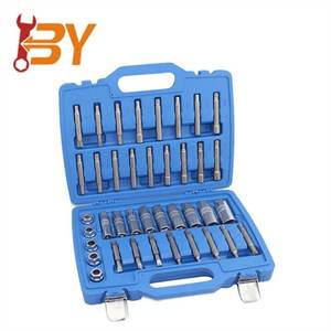 Kit d'outils <span class=keywords><strong>à</strong></span> douille pour écrou <span class=keywords><strong>de</strong></span> jambe <span class=keywords><strong>de</strong></span> force d'amortisseur 39 pièces - Product Image 1