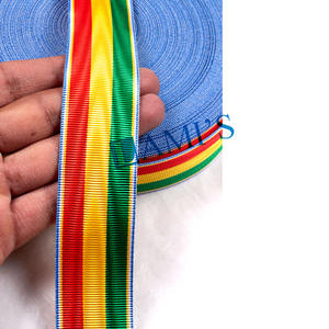 Vente en gros de meilleure qualité ruban de médaille de cérémonie personnalisé barre ruban de médaille en tissu rayonne polyester ruban de médaille à prix bon marché - Product Image 6