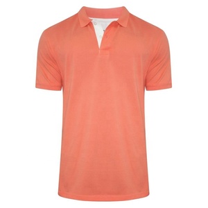 เสื้อโปโลผ้าฝ้าย100% สำหรับผู้ชายเสื้อโปโลเสื้อกอล์ฟสำหรับผู้ชายเสื้อถักคุณภาพสูงโลโก้ตามสั่ง - Product Image 1