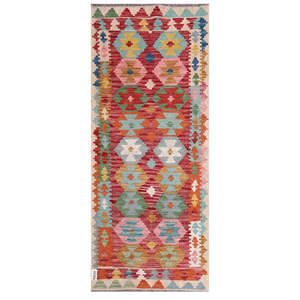 Tapis Kilim Maimana Afghanistan 192 X 81 cm Accessoire de décoration intérieure - Product Image 1