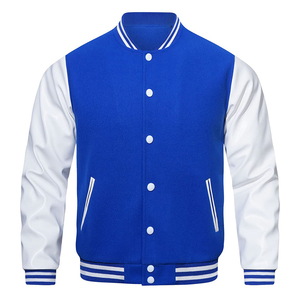 Windbreaker Varsity Breathable Crew Neck Collar Customized Logo Printing Full Sleeves CollegeBaseballjacket for men DDP Shipping - Product Image 1