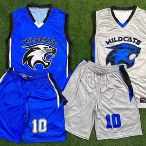 Matériau respirant de haute qualité Maillot de basket-ball grande taille Ensemble d'uniformes d'entraînement à imprimé personnalisé - Product Image 1