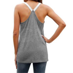 High Quality Low Moq Women Tank <b>Top</b> Slim Fit Fitness Wear Women Gym Tank <b>Top</b> Sleeveless Gym Tank <b>Top</b> - Product Image 4