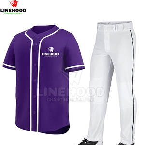 Uniforme de béisbol de alta calidad, conjunto transpirable, diseño de tendencia a un precio - Product Image 1