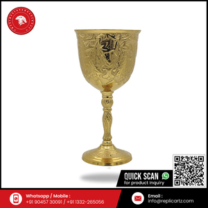 Handmade Solid Brass <b>Goblet</b> | Vintage Royal Decorative Chalice | Elegant Medieval Style Table Decor Cup for Home & Gifting Use - Product Image 6