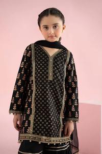 Lujo niños Sharara hecho a mano tradicional elegante cómodo desgaste del partido traje diario niñas - Product Image 5