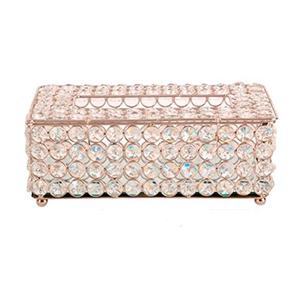 Awesome Design Gold Crystal Beaded <b>Tissue</b> <b>Paper</b> Holder for Home & Office Tabletop Decor Rectangular <b>Tissue</b> Box - Product Image 1