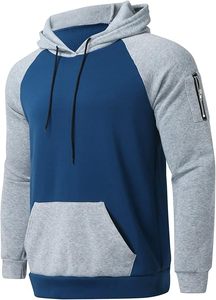 Survêtements pour hommes personnalisés en gros Sweat à capuche 100% coton de haute qualité avec fermeture à glissière à manches longues Survêtement 2 couleurs lourd - Product Image 4