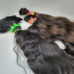 Proveedor de Cabello Humano, Paquetes de Cabello Humano Virgen del Sudeste Asiático con Cutícula Alineada, Cabello Virgen Indio Vietnamita, Cabello de Templo Indio - Product Image 1