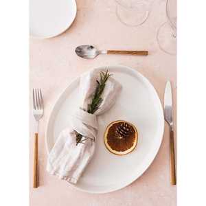 Assiette de service blanche Cotta Limoges 27x23 cm Plats & Assiettes - Product Image 3