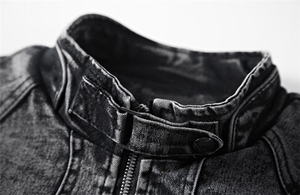 Veste en jean pour hommes hiver Plus velours chaud Jeans manteau mode classique rétro Slim Denim veste décontracté Denim vêtements pour hommes - Product Image 5