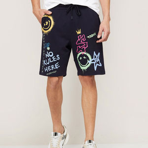 Venta de verano Pantalones cortos de playa para hombres de la mejor calidad con cintura elástica Nuevo estilo Impresión Patrón sólido Top Artículo caliente - Product Image 6