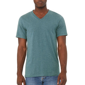 Camiseta de Moda para Hombre, sin Etiqueta, Ligera, de Algodón Suave, con Cuello Redondo y Cuello en V - Product Image 1