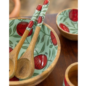 Cuenco tradicional japonés de madera para sopa y curry - Product Image 2