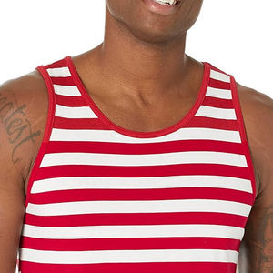 Débardeur de sport pour homme sans manches, léger, longueur standard, respirant, séchage rapide, polyester/coton, couleur unie, personnalisable, haute qualité - Product Image 5