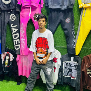 เสื้อยืดผ้าฝ้ายโอเวอร์ไซส์โลโก้ด้านหน้าและด้านหลังพิมพ์ลายผู้ผลิตเสื้อผ้าชั้นนำสำหรับอุตสาหกรรมสีแทนซี่ราคาถูก