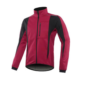 <b>Men's</b> Soft Shell Warm Winter Fleece <b>Jacket</b> in Solid Color Customize with Embroidery Screen and Digital Printing Sublimation - Product Image 3